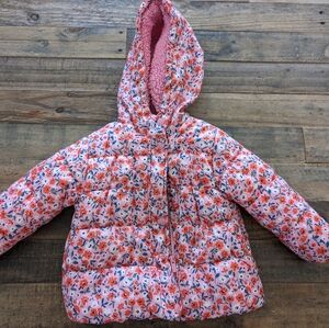 Toddler girls puffy coat